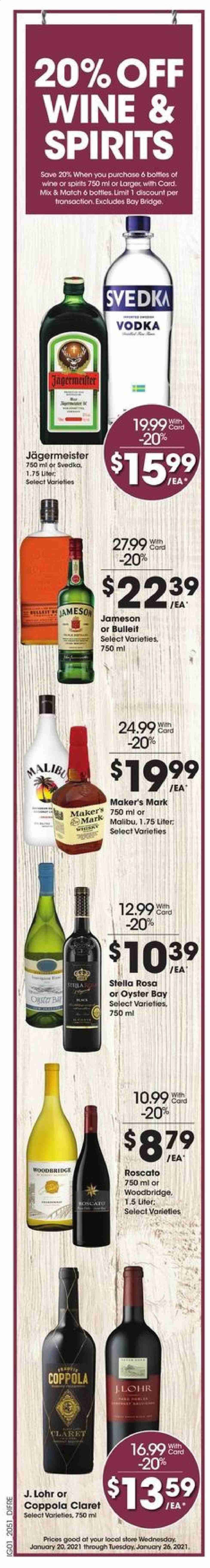 Baker's Weekly Ad Flyer January 20 to January 26
