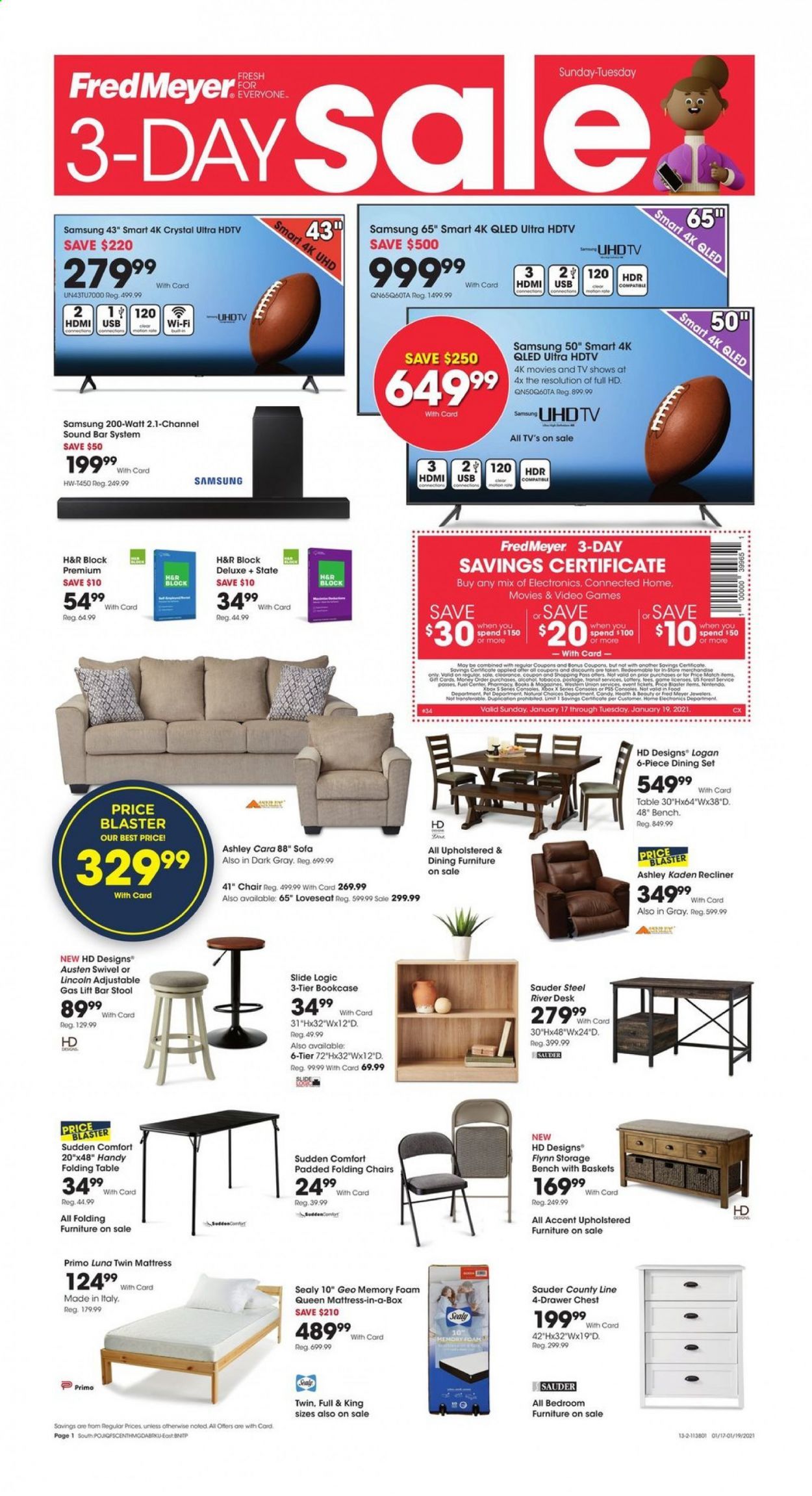Fred Meyer (DC, DE, NJ, NY, PA, VA) Weekly Ad Flyer January 17 to January 19