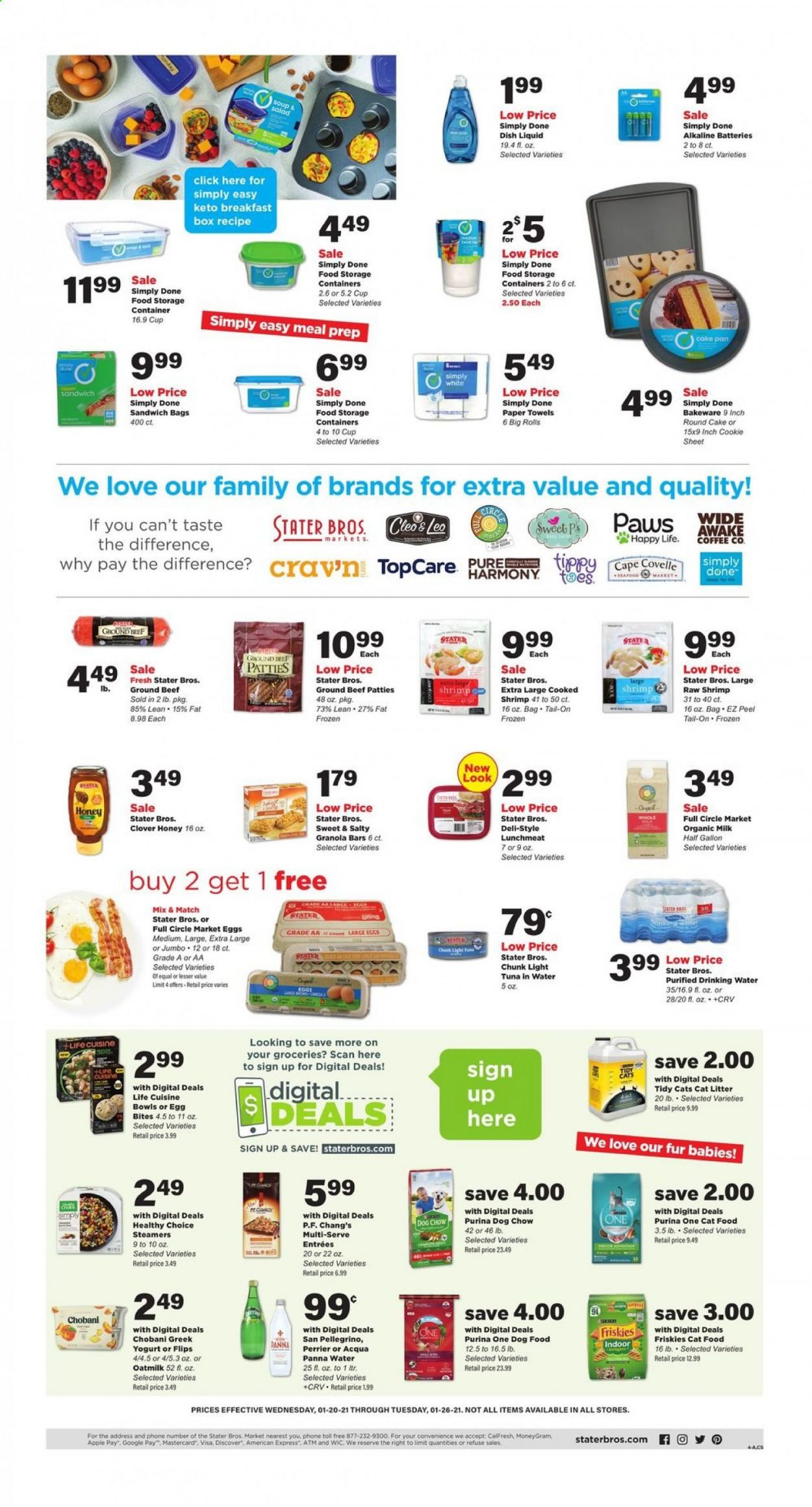 Stater Bros. Weekly Ad Flyer January 20 to January 26