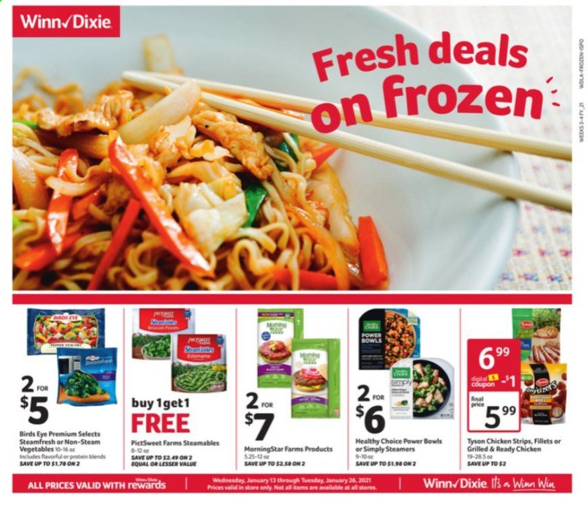 Winn Dixie (AL, FL, GA, LA, MS) Weekly Ad Flyer January 13 to January 26