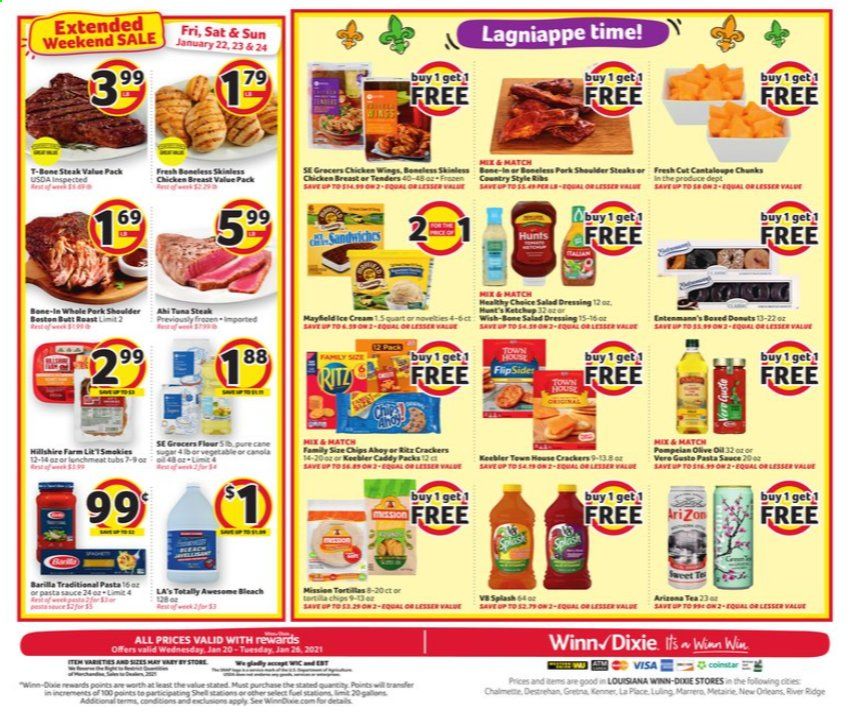 Winn Dixie (AL, FL, GA, LA, MS) Weekly Ad Flyer January 20 to January 26