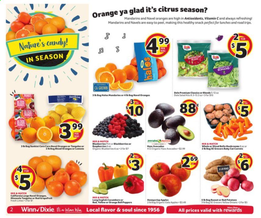 Winn Dixie (AL, FL, GA, LA, MS) Weekly Ad Flyer January 20 to January 26