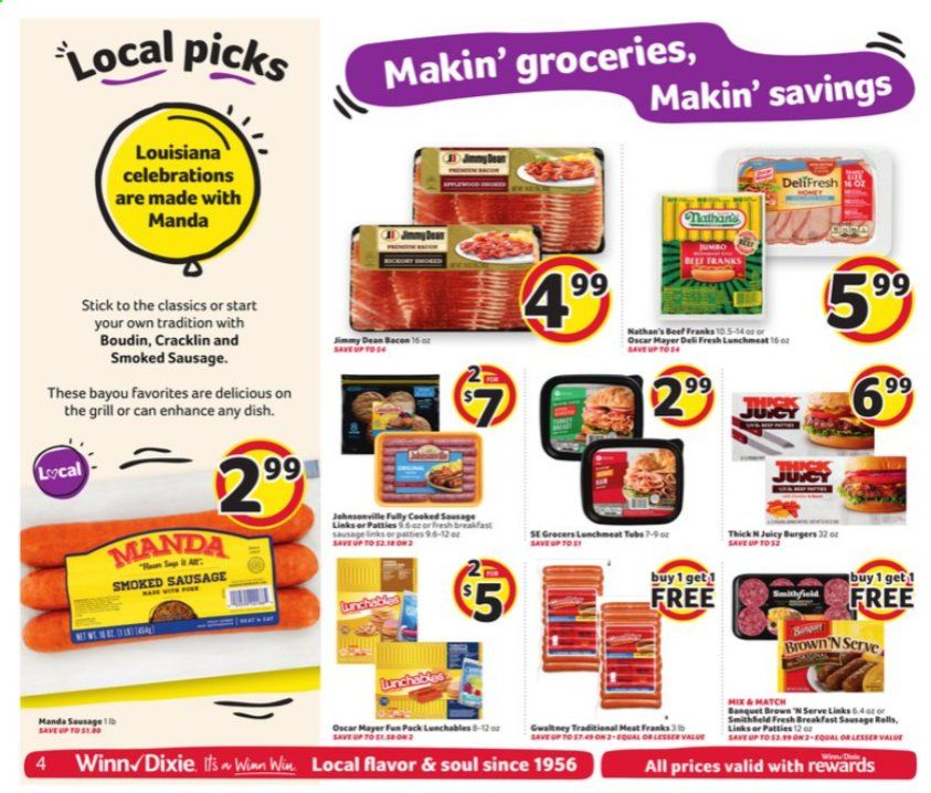 Winn Dixie (AL, FL, GA, LA, MS) Weekly Ad Flyer January 20 to January 26