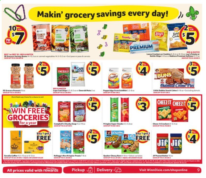 Winn Dixie (AL, FL, GA, LA, MS) Weekly Ad Flyer January 20 to January 26