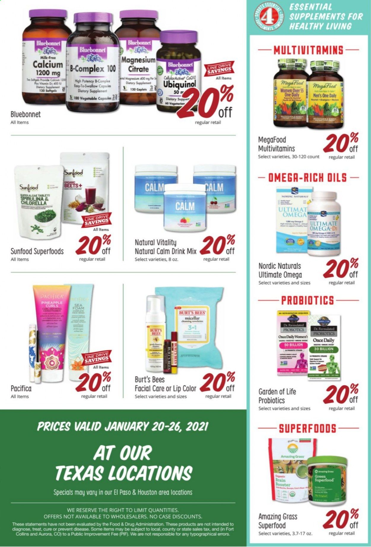 Sprouts Weekly Ad Flyer January 20 to January 26