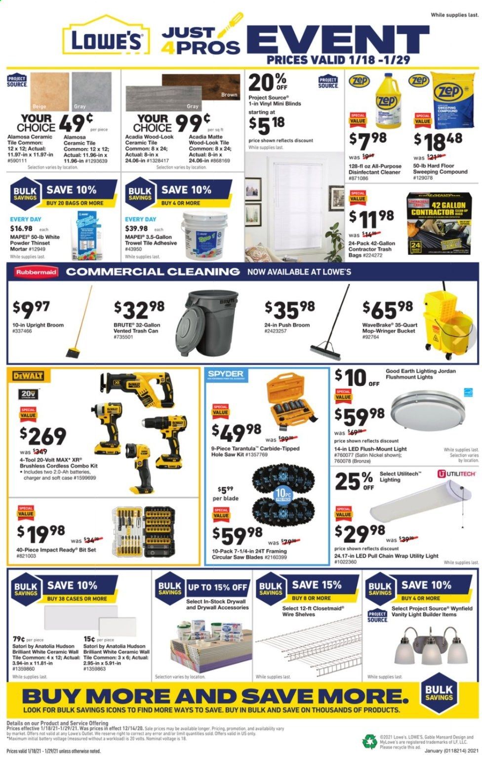 Lowe's Weekly Ad Flyer January 18 to January 29