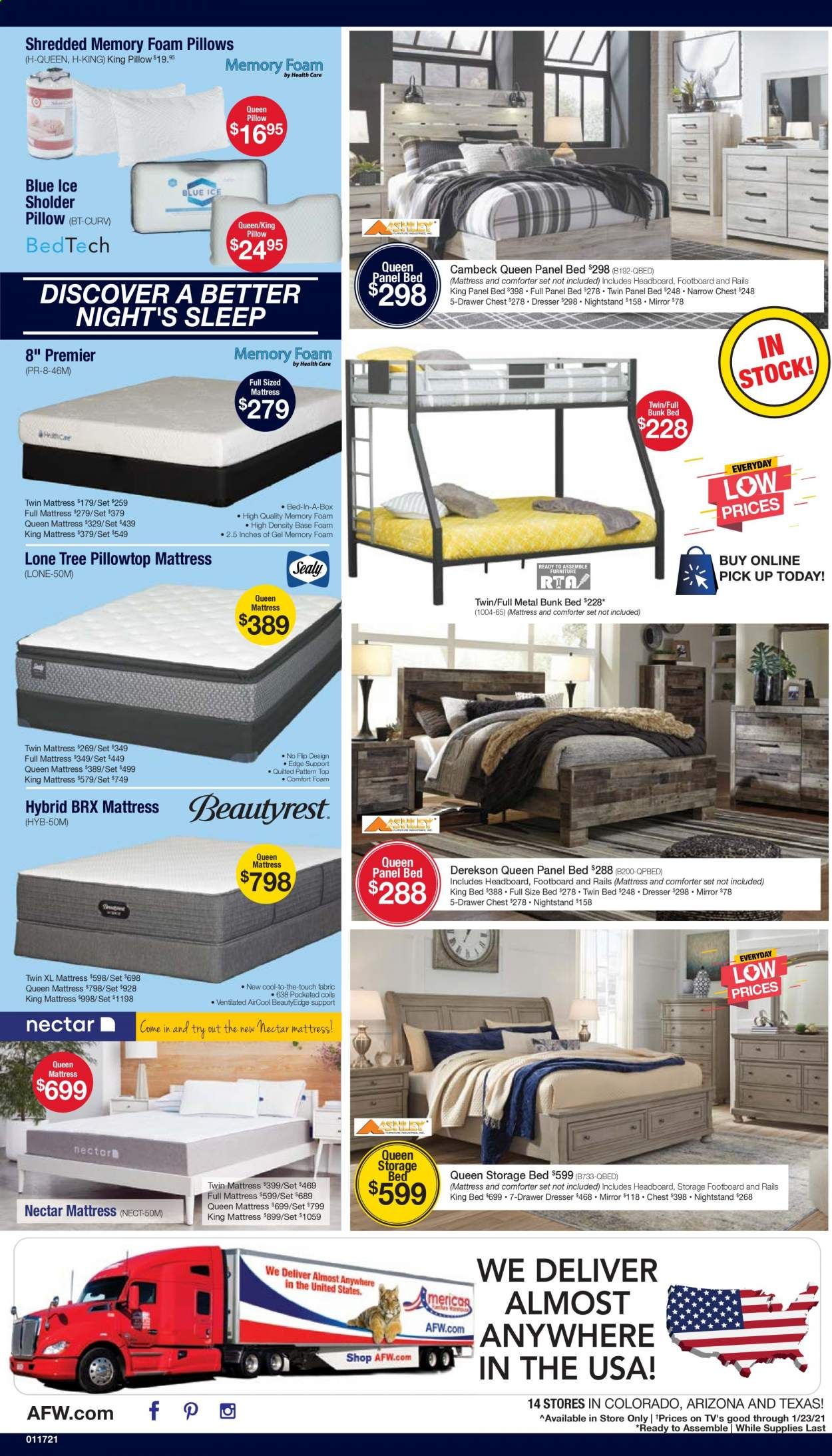 American Furniture Warehouse Weekly Ad Flyer January 17 to January 23