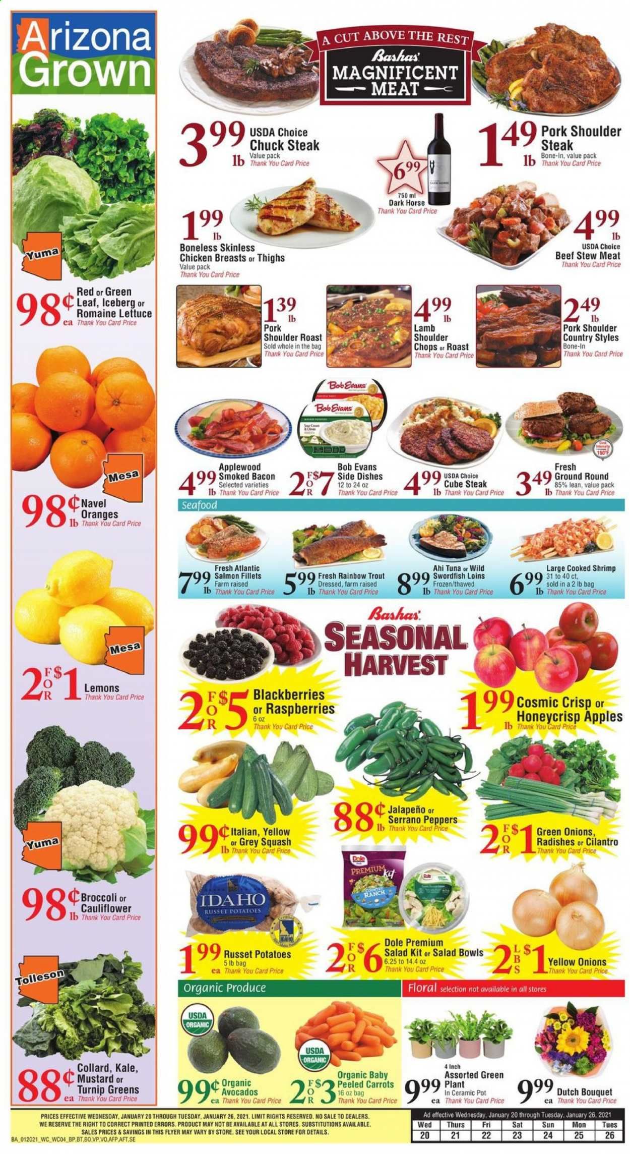 Bashas' Weekly Ad Flyer January 20 to January 26
