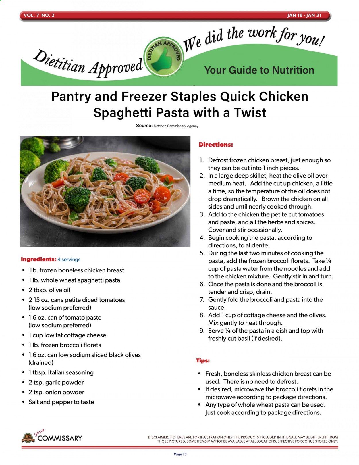 Commissary Weekly Ad Flyer January 18 to January 31