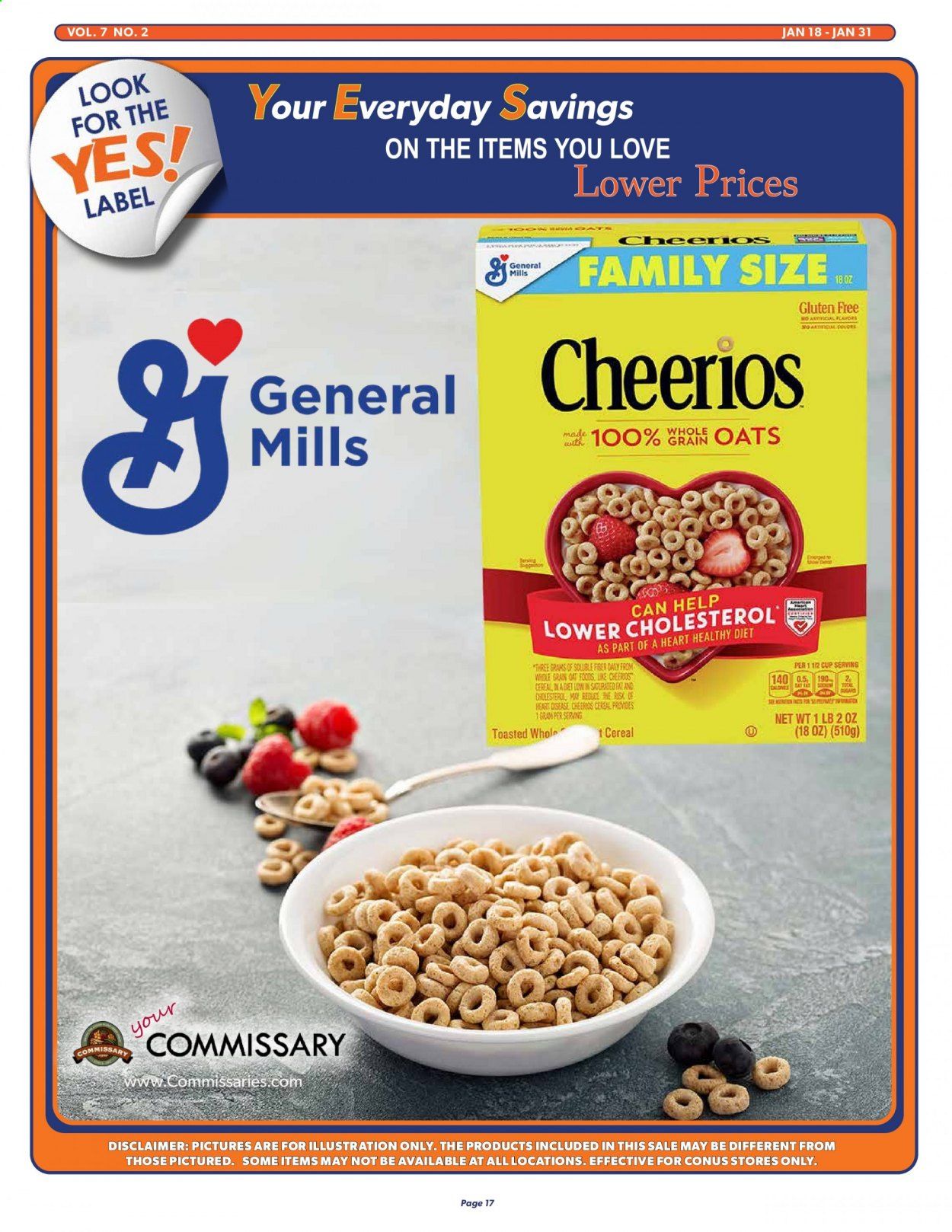 Commissary Weekly Ad Flyer January 18 to January 31