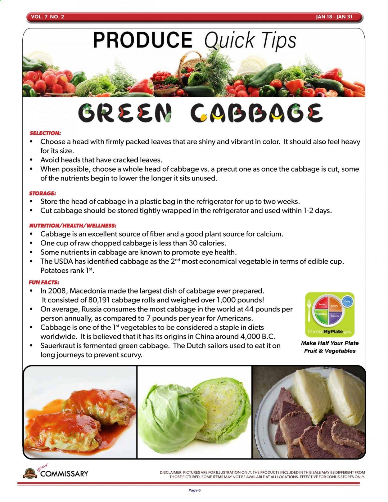 Commissary Weekly Ad Flyer January 18 to January 31
