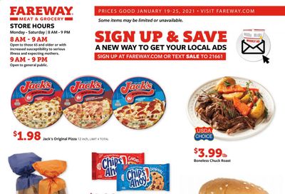 Fareway (IA, IL, MN, MO, NE, SD) Weekly Ad Flyer January 19 to January 25