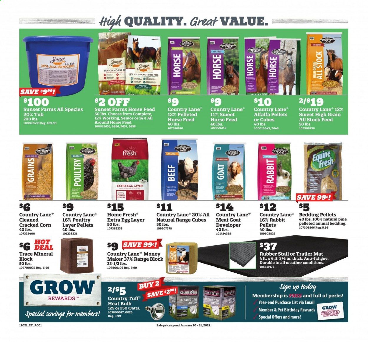 Orscheln Farm and Home Weekly Ad Flyer January 20 to January 31