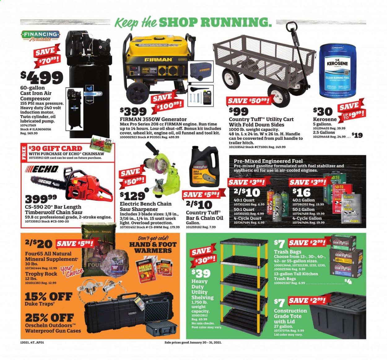 Orscheln Farm and Home Weekly Ad Flyer January 20 to January 31