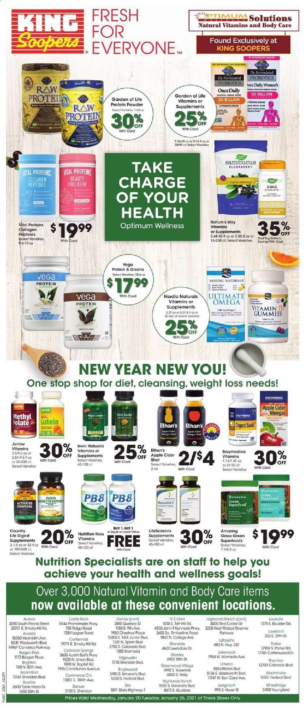 King Soopers (CO, WY) Weekly Ad Flyer January 20 to January 26