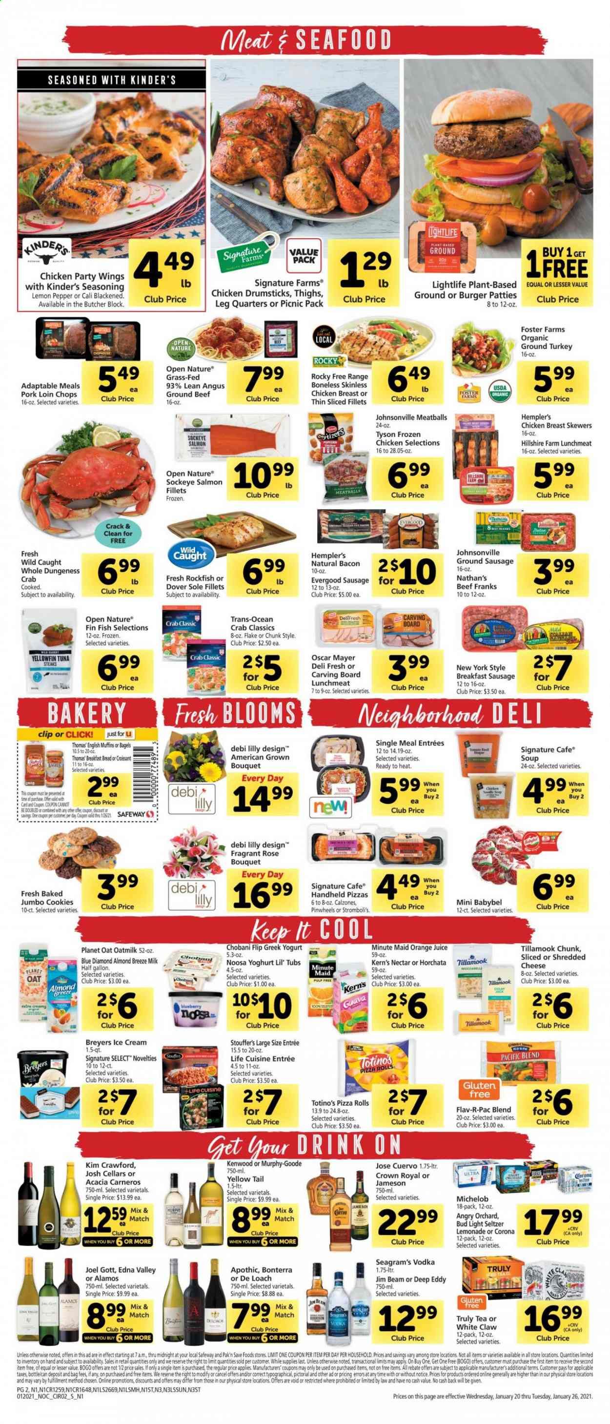 Safeway (AZ, CA, CO, HI, MD, NE, OR, VA, WA) Weekly Ad Flyer January 20 to January 26
