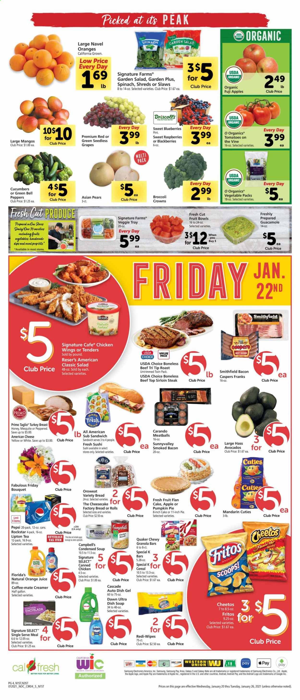 Safeway (AZ, CA, CO, HI, MD, NE, OR, VA, WA) Weekly Ad Flyer January 20 to January 26