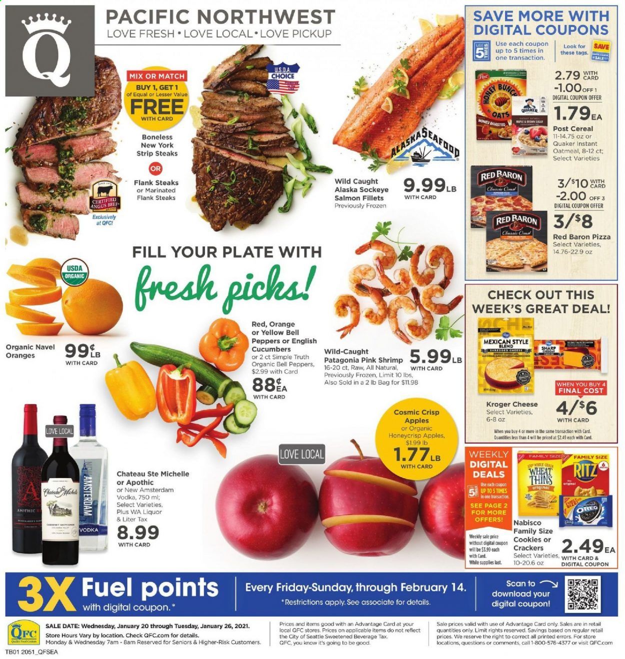 QFC Weekly Ad Flyer January 20 to January 26