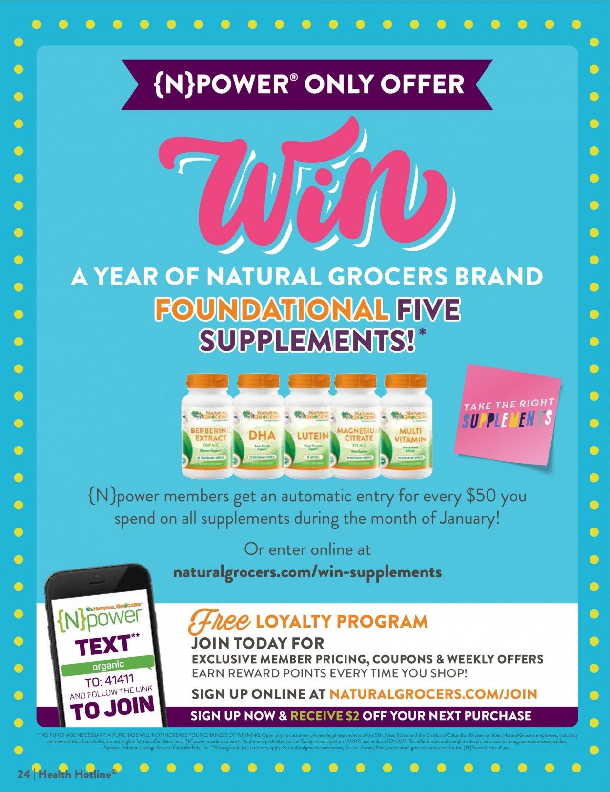 Natural Grocers Weekly Ad Flyer January 11 to January 30