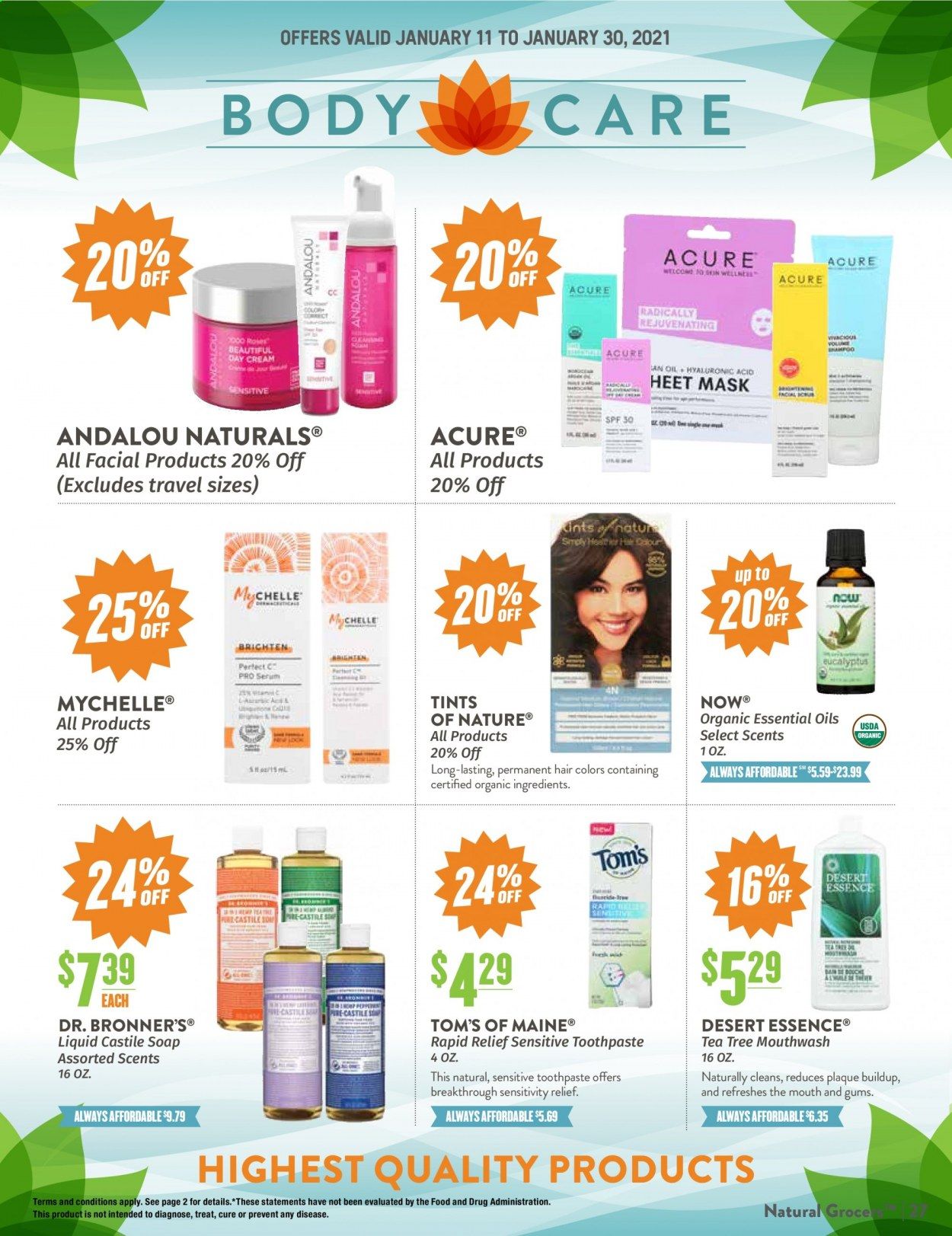 Natural Grocers Weekly Ad Flyer January 11 to January 30