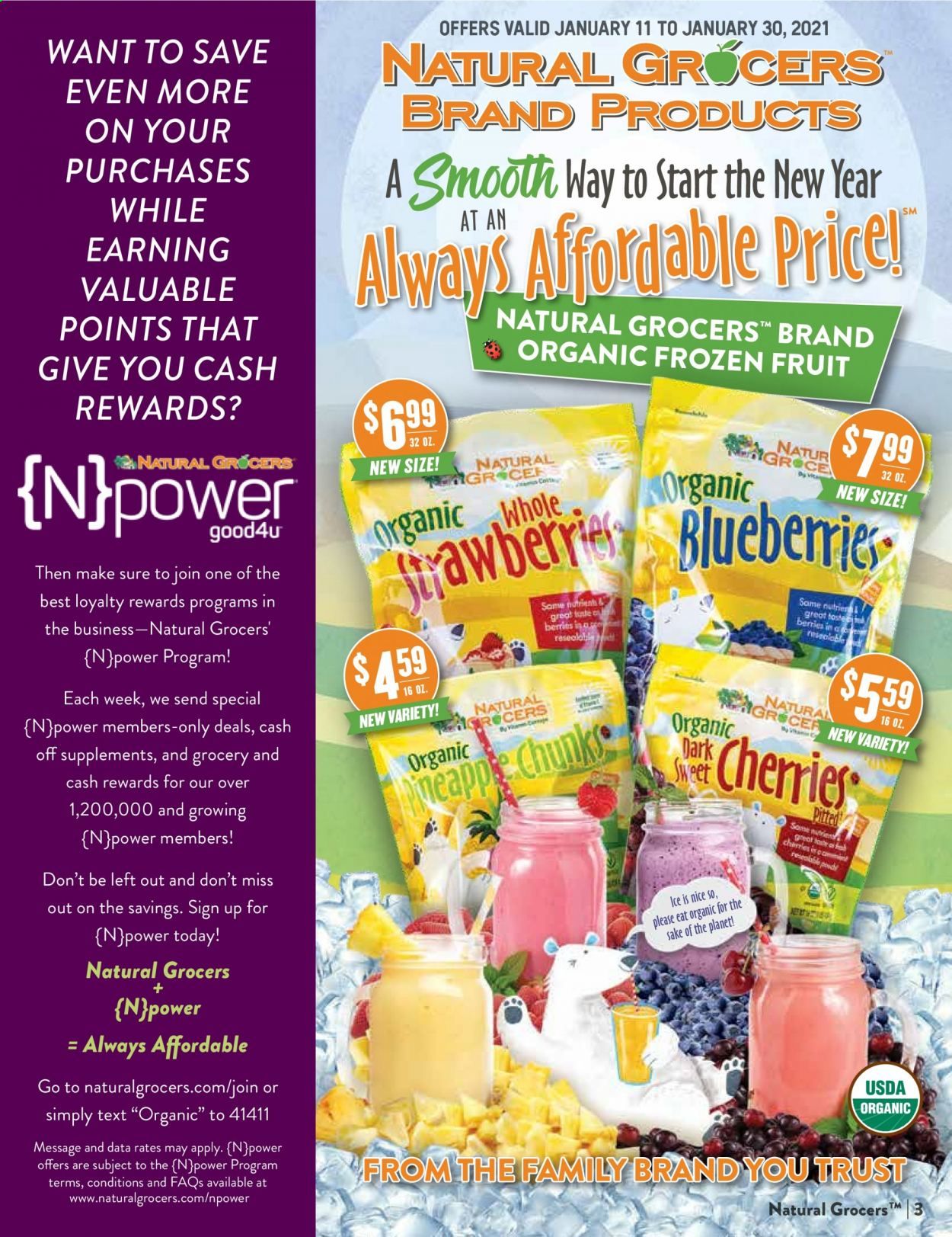 Natural Grocers Weekly Ad Flyer January 11 to January 30