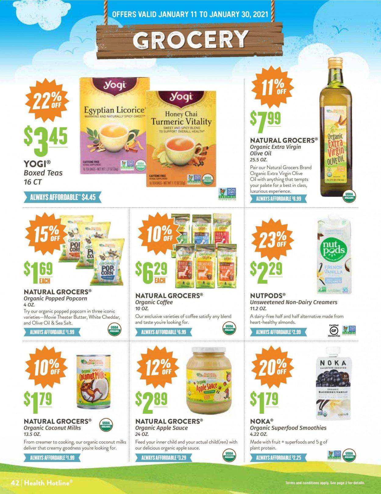 Natural Grocers Weekly Ad Flyer January 11 to January 30
