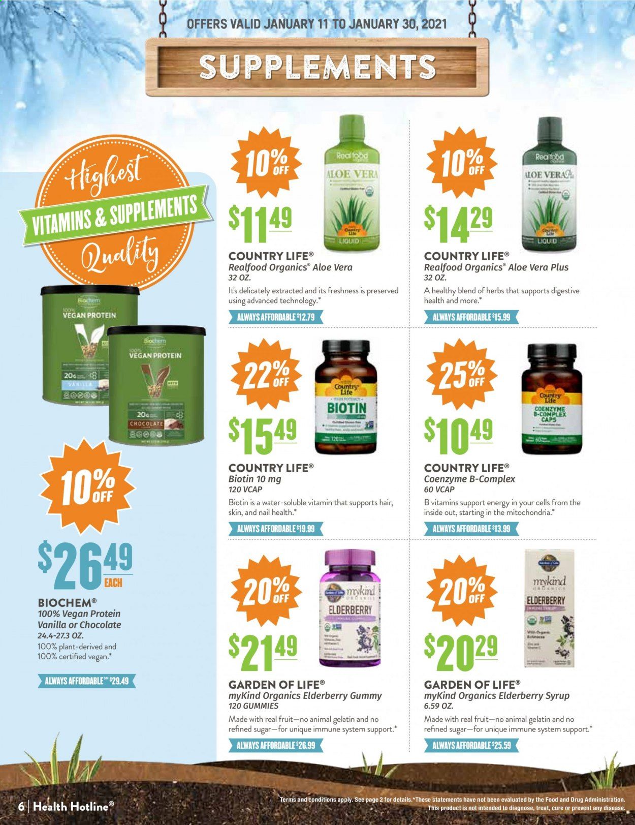 Natural Grocers Weekly Ad Flyer January 11 to January 30