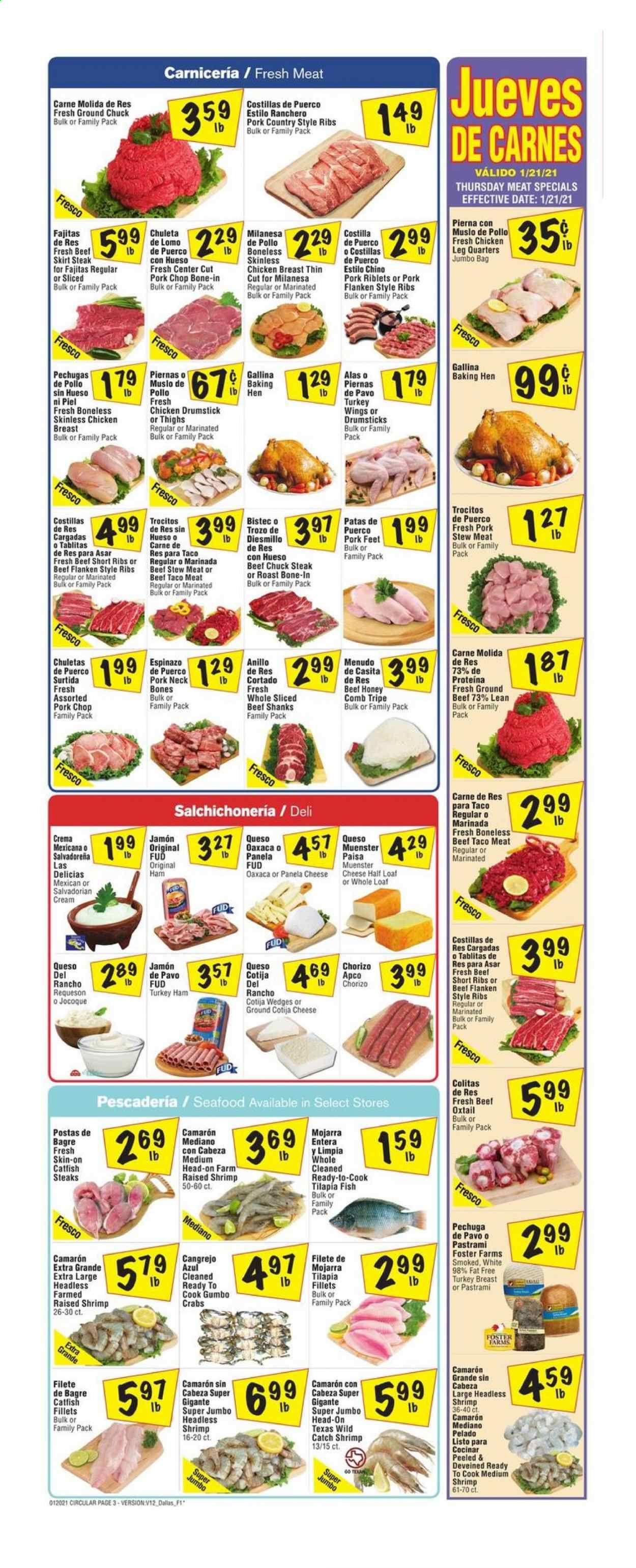 Fiesta Mart (TX) Weekly Ad Flyer January 20 to January 26
