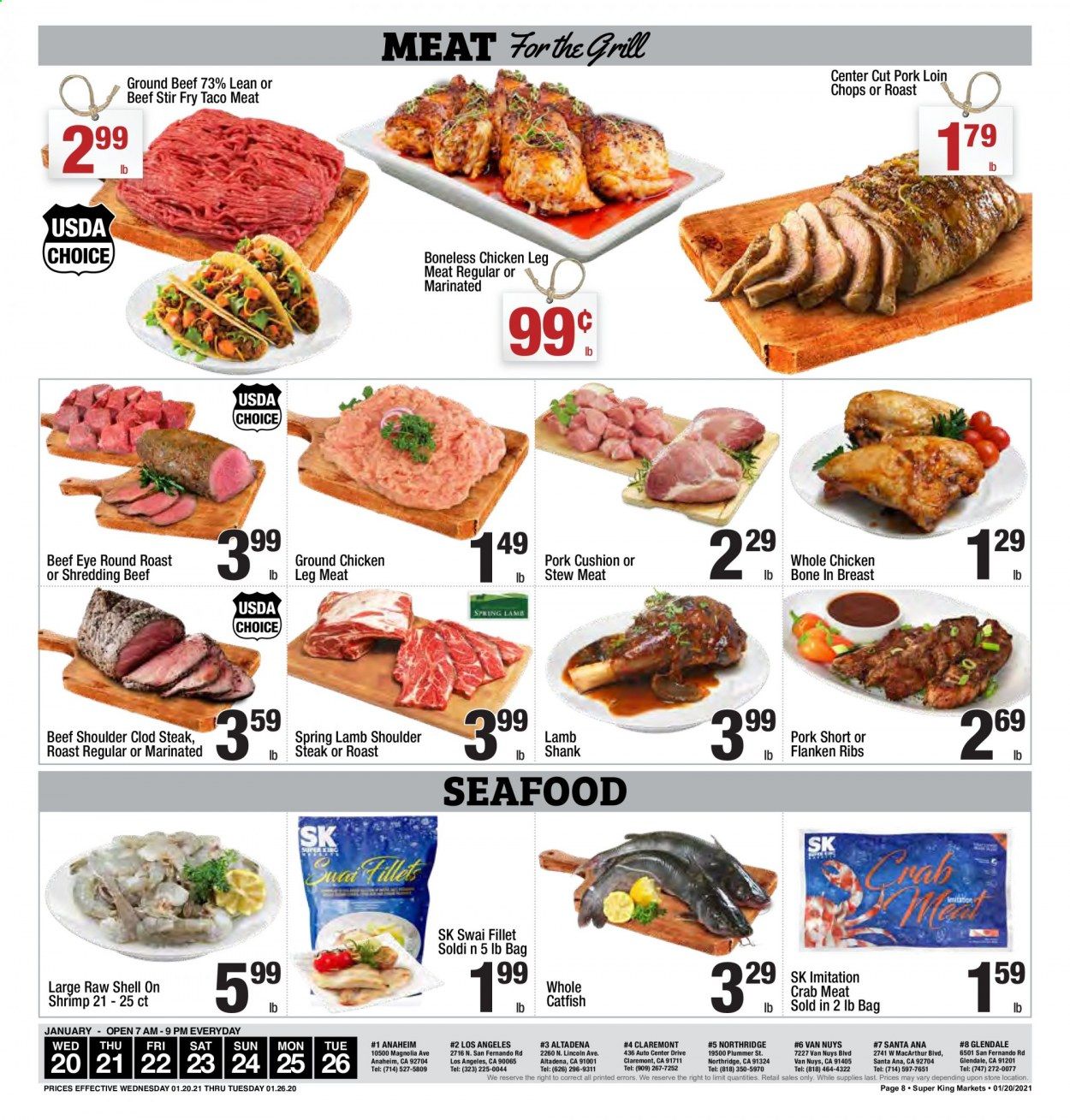 Super King Markets (CA) Weekly Ad Flyer January 20 to January 26
