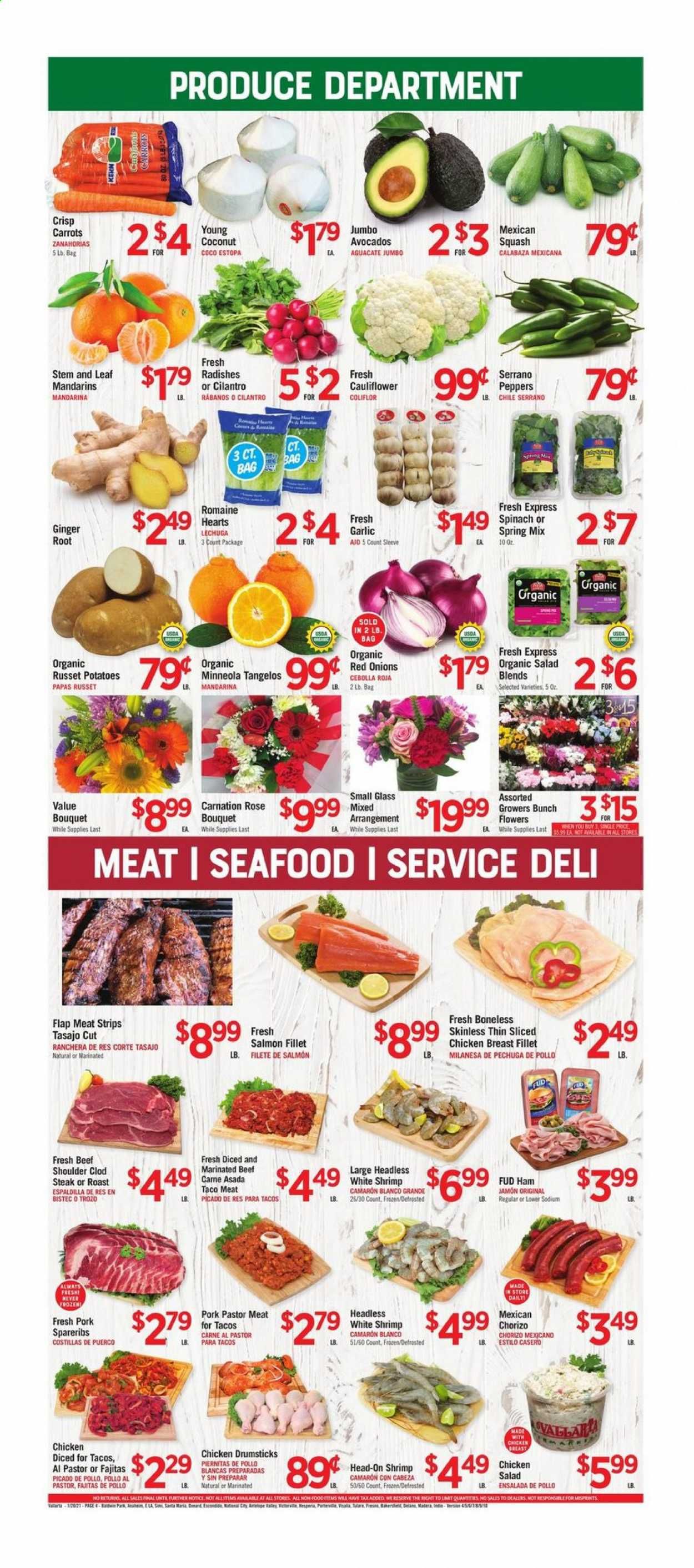 Vallarta (CA) Weekly Ad Flyer January 20 to January 26