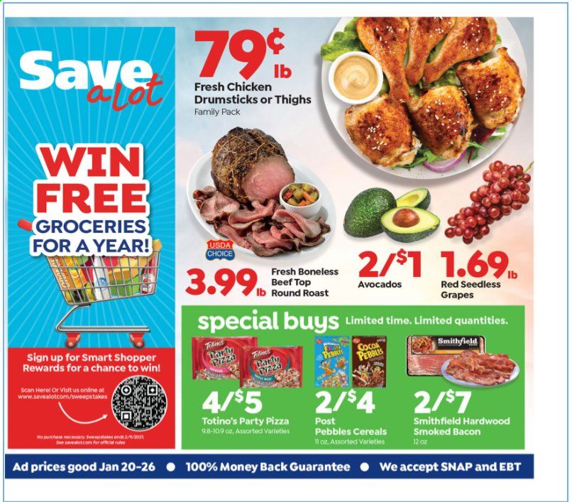 Save a Lot Weekly Ad Flyer January 20 to January 26