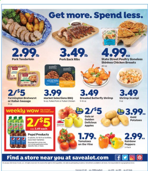 Save a Lot Weekly Ad Flyer January 20 to January 26