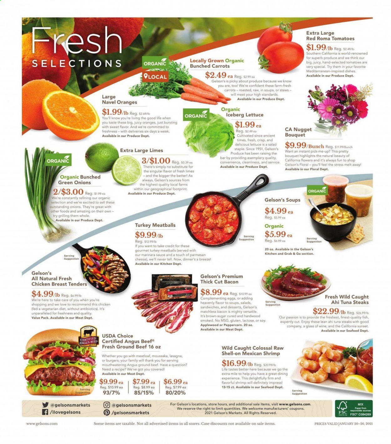 Gelson's Weekly Ad Flyer January 20 to January 26