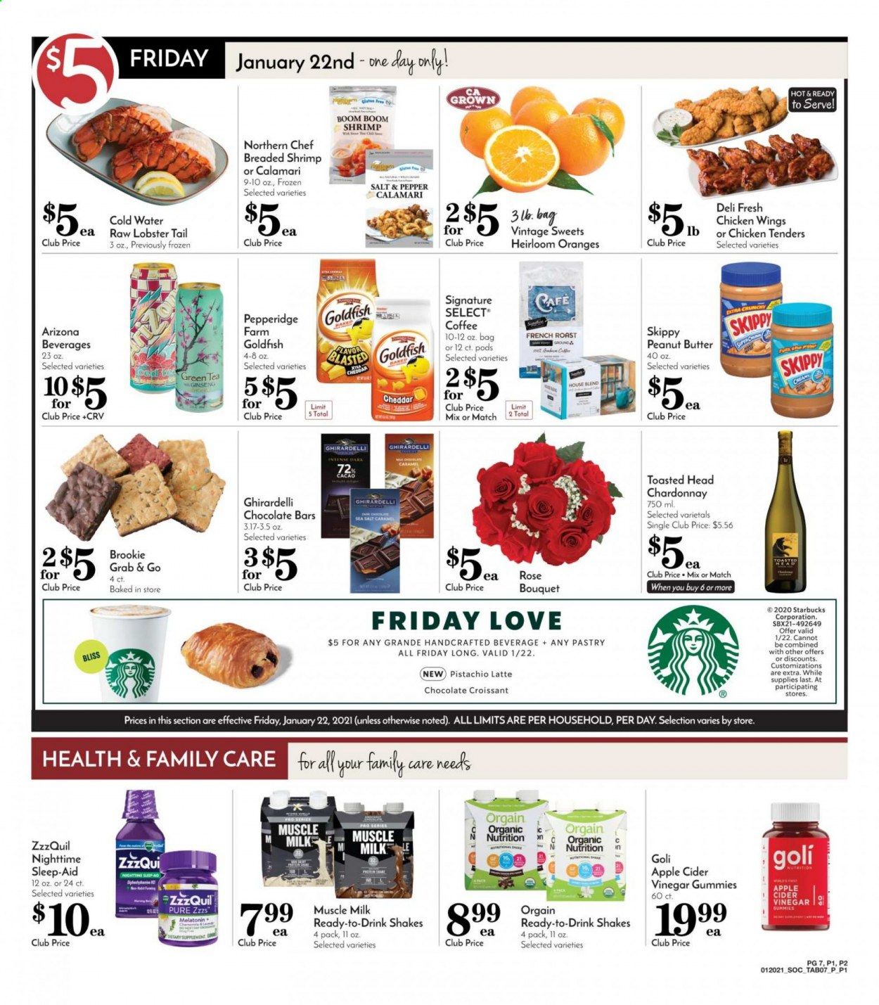 Pavilions (CA) Weekly Ad Flyer January 20 to January 26