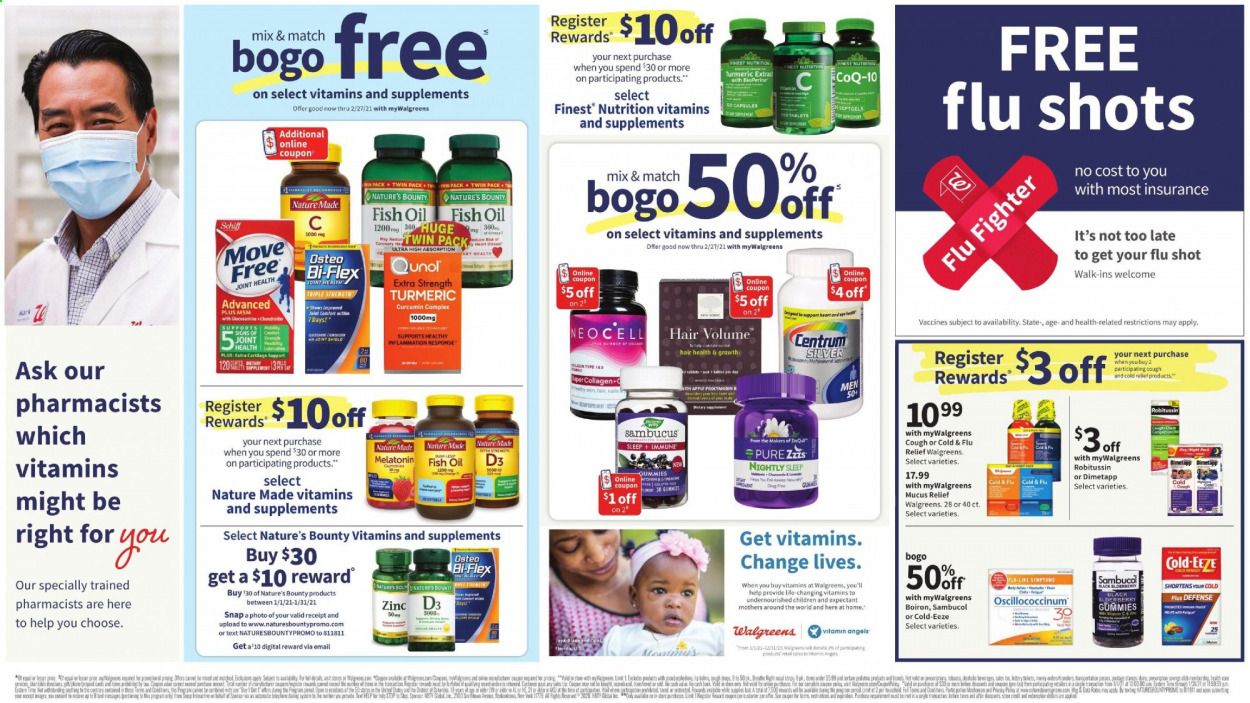 Walgreens Weekly Ad Flyer January 24 to January 30