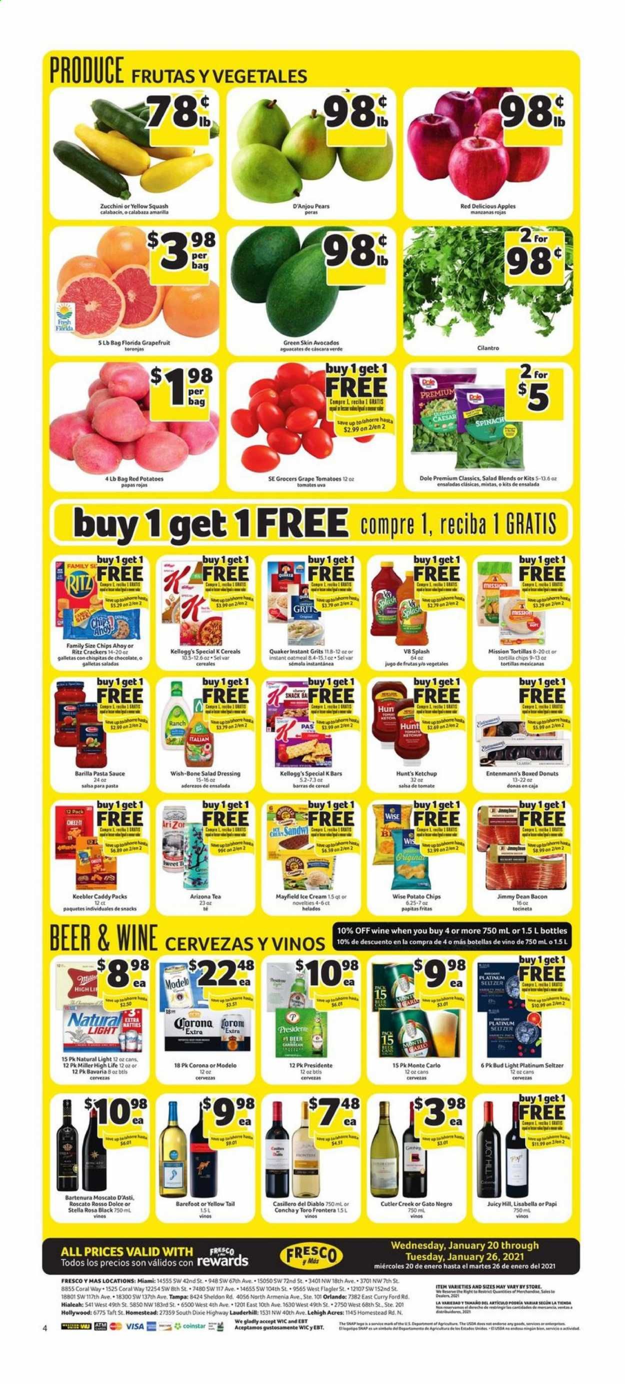 Fresco y Más Weekly Ad Flyer January 20 to January 26