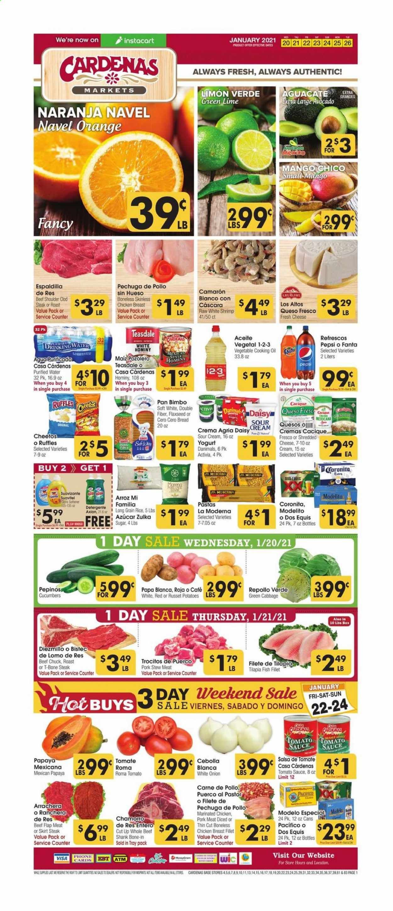 Cardenas (CA, NV) Weekly Ad Flyer January 20 to January 26