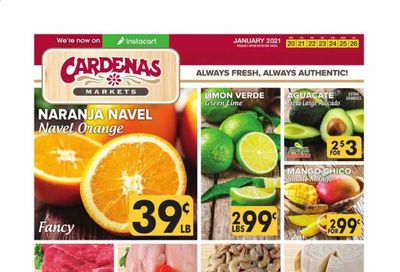 Cardenas (CA, NV) Weekly Ad Flyer January 20 to January 26