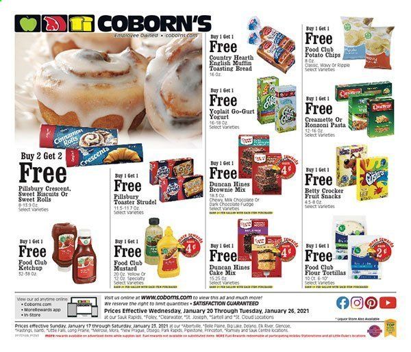 Coborn's (MN, SD) Weekly Ad Flyer January 20 to January 26