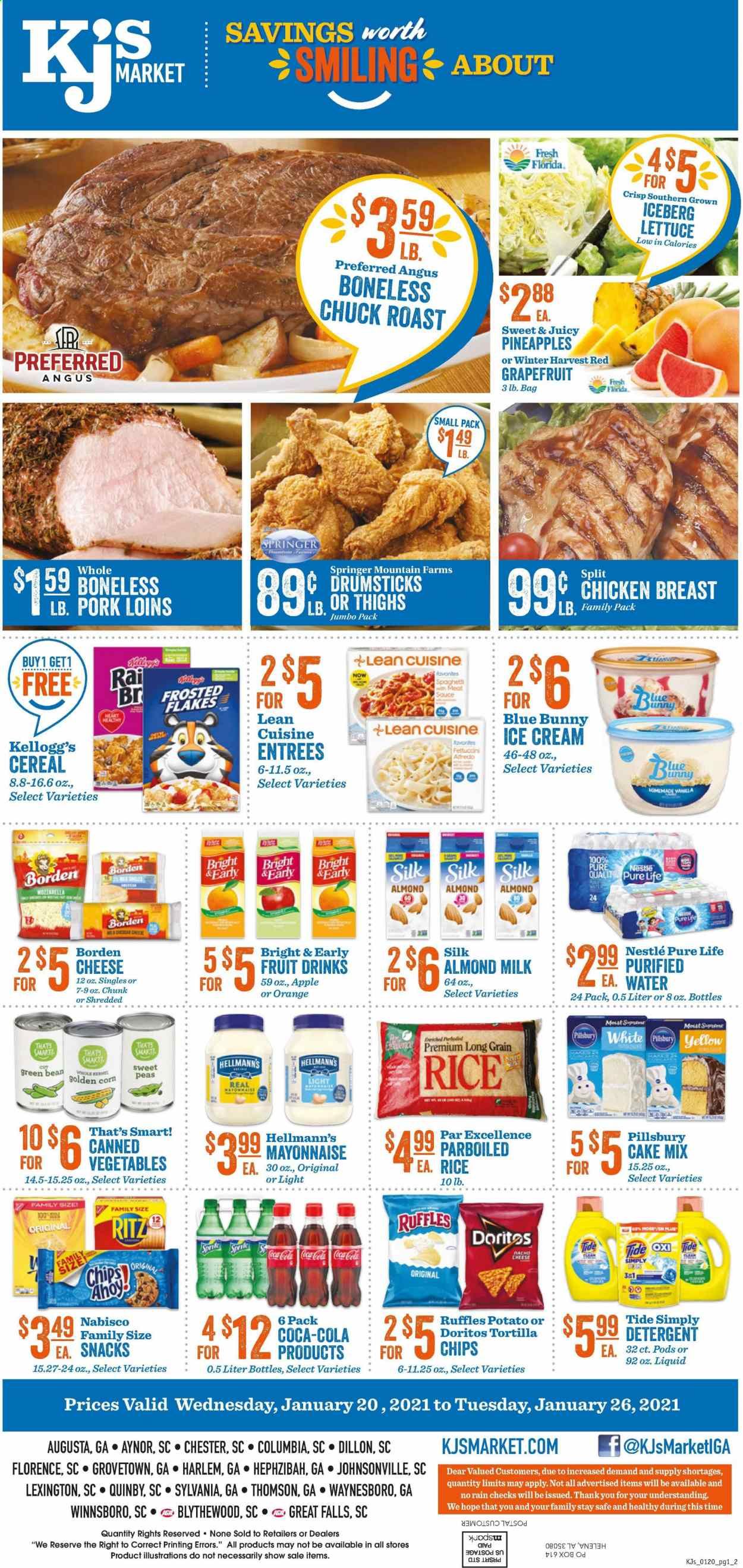 KJ´s Market (GA, SC) Weekly Ad Flyer January 20 to January 26