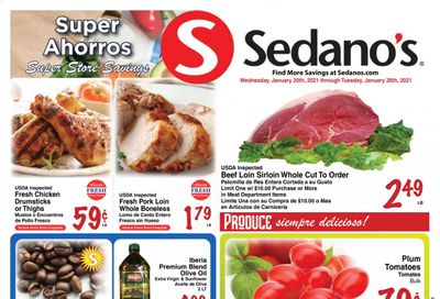 Sedano's (FL) Weekly Ad Flyer January 20 to January 26