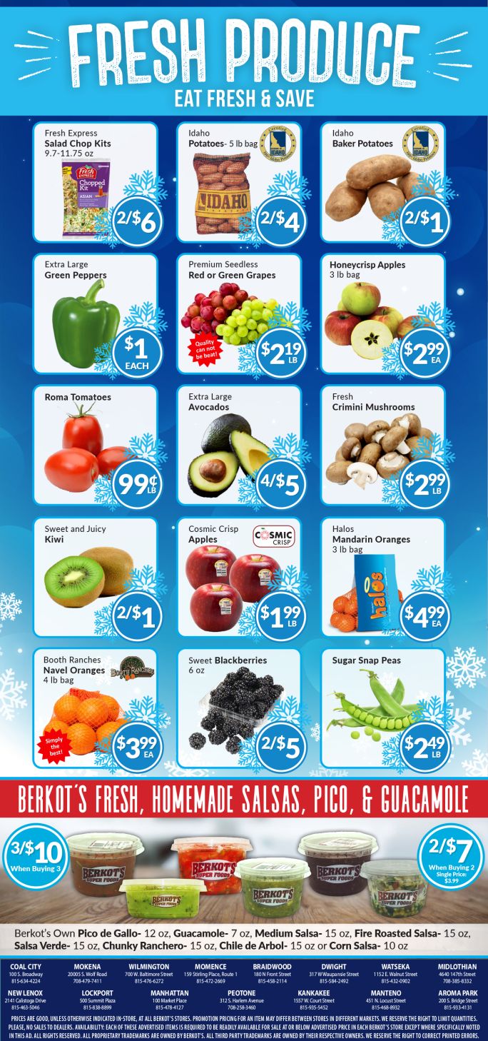Berkot's Super Foods Weekly Ad Flyer January 20 to January 26, 2021