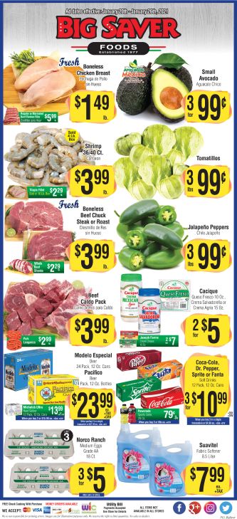 Big Saver Foods Weekly Ad Flyer January 20 to January 26, 2021