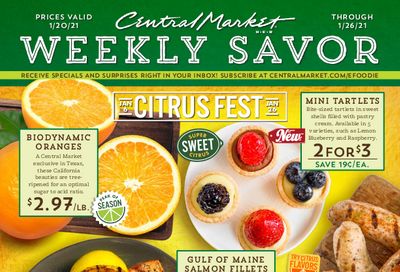 Central Market Weekly Ad Flyer January 20 to January 26, 2021