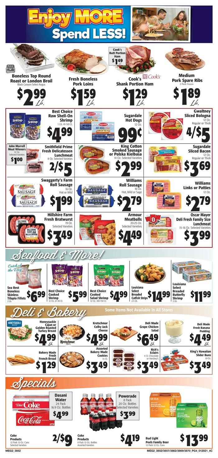 E.W. James & Sons Weekly Ad Flyer January 20 to January 26, 2021