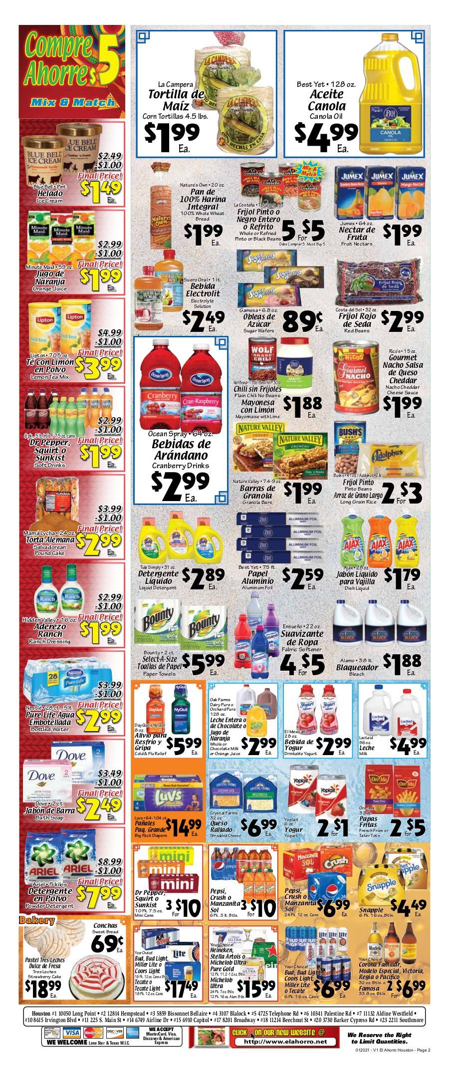 El Ahorro Supermarket Weekly Ad Flyer January 20 to January 26, 2021