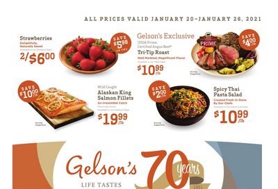 Gelson's Weekly Ad Flyer January 20 to January 26, 2021