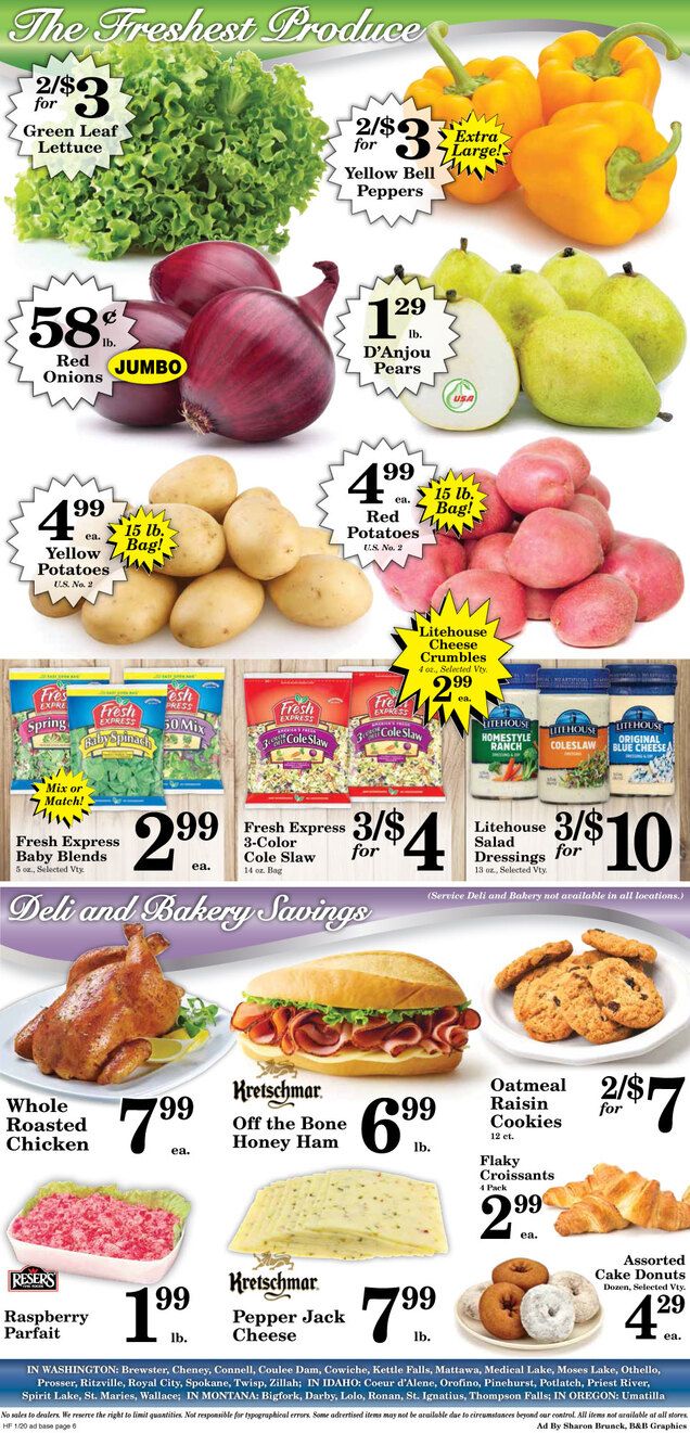 Harvest Foods Weekly Ad Flyer January 20 to January 26, 2021