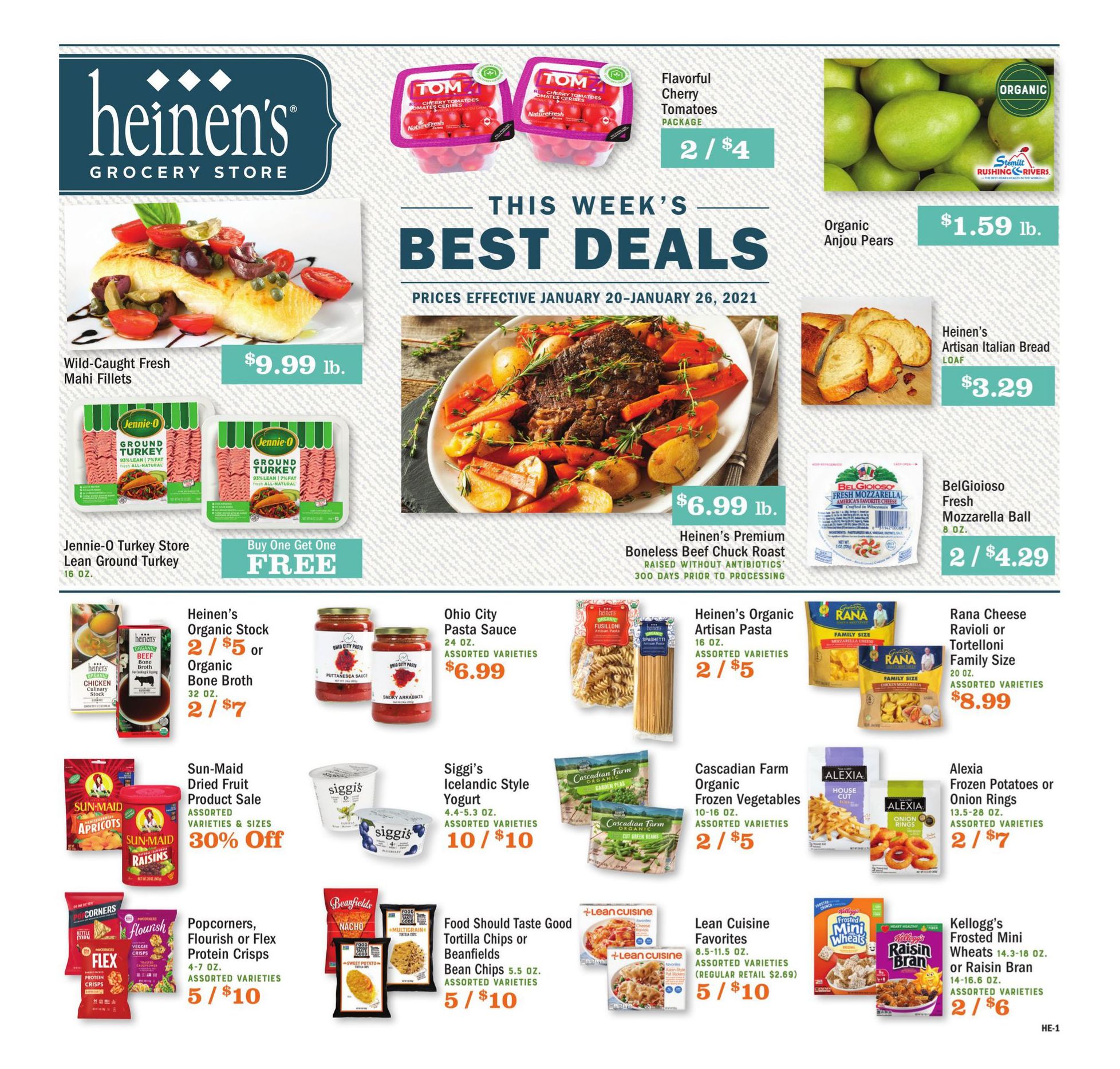 Heinen's Weekly Ad Flyer January 20 to January 26, 2021