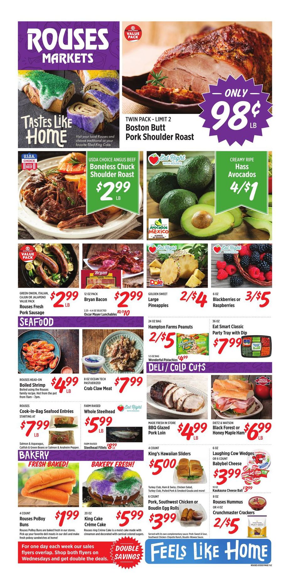 Rouses Markets Weekly Ad Flyer January 20 to January 27, 2021